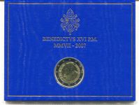 (2007) - 2 € - Vatikán - 80 let od narození Benedikta XVI. (UNC)