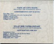 (2014) - 2 € - Vatikán - 25. výročí pádu Berlínské zdi (UNC)