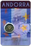 (2015) Andorra - 2 € - mincovní karta - 25 let Celní dohody s EU
