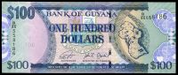 Guyana (P 36d) - 100 dolarů (2019) - UNC