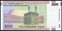 Irán - (P 144d) 2000 Rials (2009) - UNC