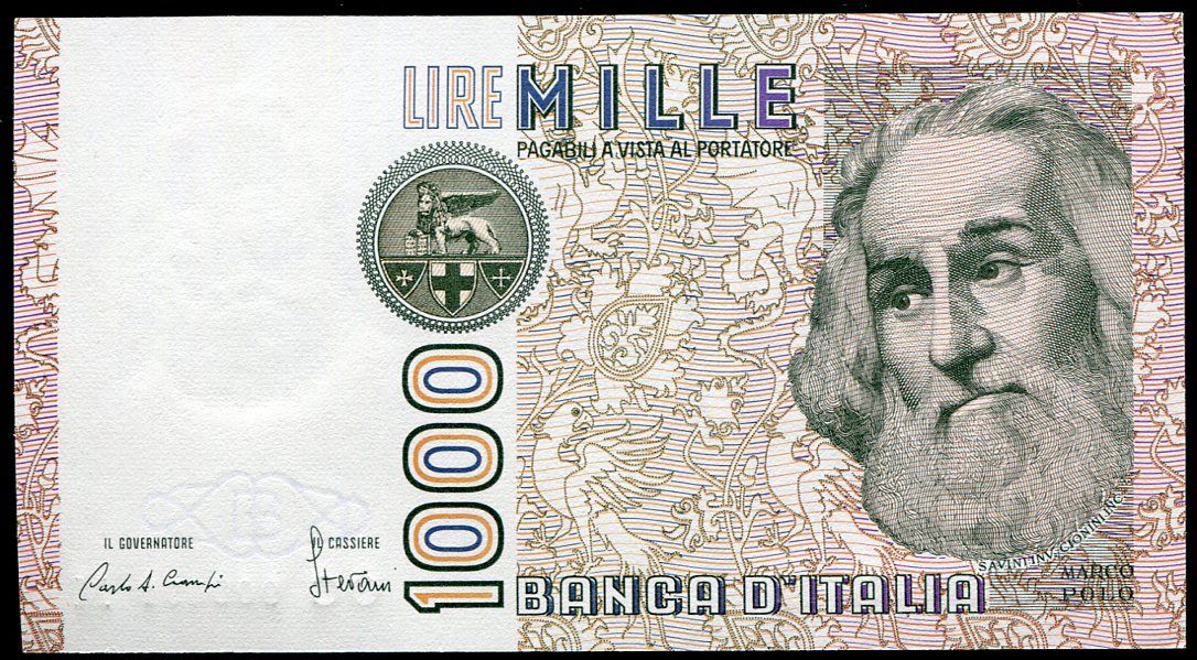 Itálie (P 109a) 1000 Lire (1982) - UNC