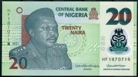 Nigerie (P 34q) 20 NAIRA (2021) - UNC