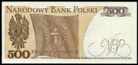Polsko (P 145d) 500 Zlotych 1982 - UNC