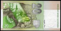 Slovensko (P 34) 20 KORUN (2000) - UNC - pamětní Milénium