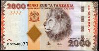 Tanzánie - (P 42b) 2000 Shilingi (2015) - UNC