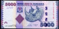 Tanzánie - (P 43c) 5 000 Shilingi (2020) - UNC