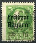 (1919) MiNr. 117 II. A - O - Bayern - Král Ludvík III. - přetisk