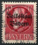 (1919) MiNr. 119 II. A - O - Bayern - Král Ludvík III. - přetisk