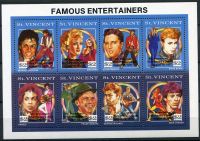 (1992) Mi.Nr. 2130 - 2137 ** - Svatý Vincenc a Grenadiny - přetisk Elvis Presley
