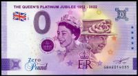 (2022-1) Velká Británie - Královna Alžběta II. - Ł 0,- pamětní suvenýr