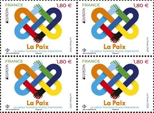 (2023) MiNr. 8474 ** 4-bl - Francie - Europa: Mír