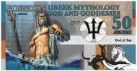 Bohové řecké mytologie - 50 Apaxmi (Fantasy bankovka) - polymer