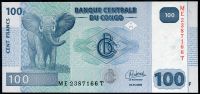 Kongo (P 98c) 100 FRANCS (2022) - UNC