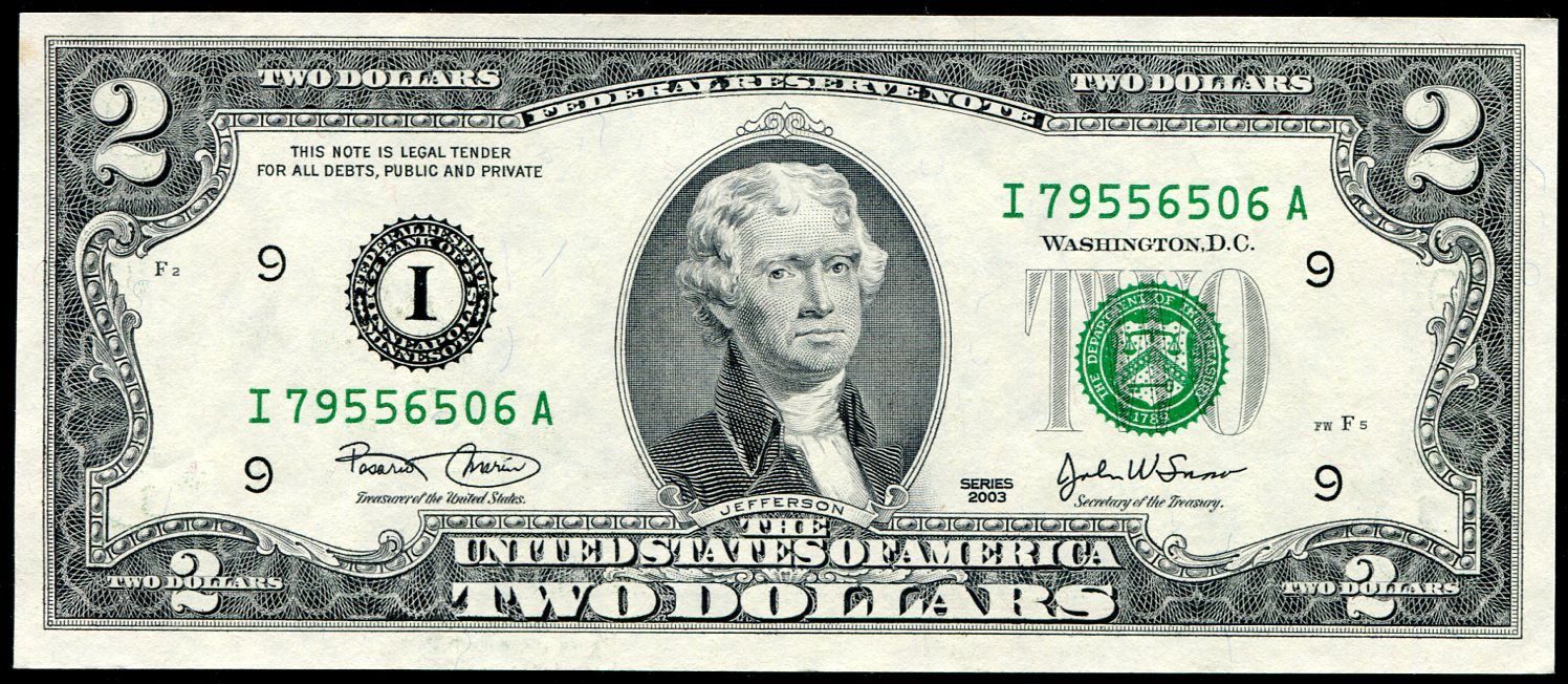 USA - P 516aI - 2 dollars - 2003 série - UNC (I79556506A)