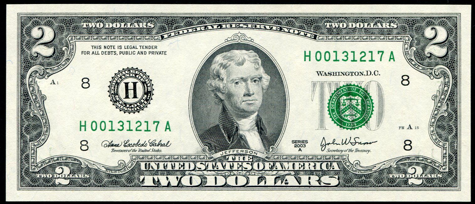 USA - P 516bH - 2 dollars - 2003 série - UNC (H00131217A)