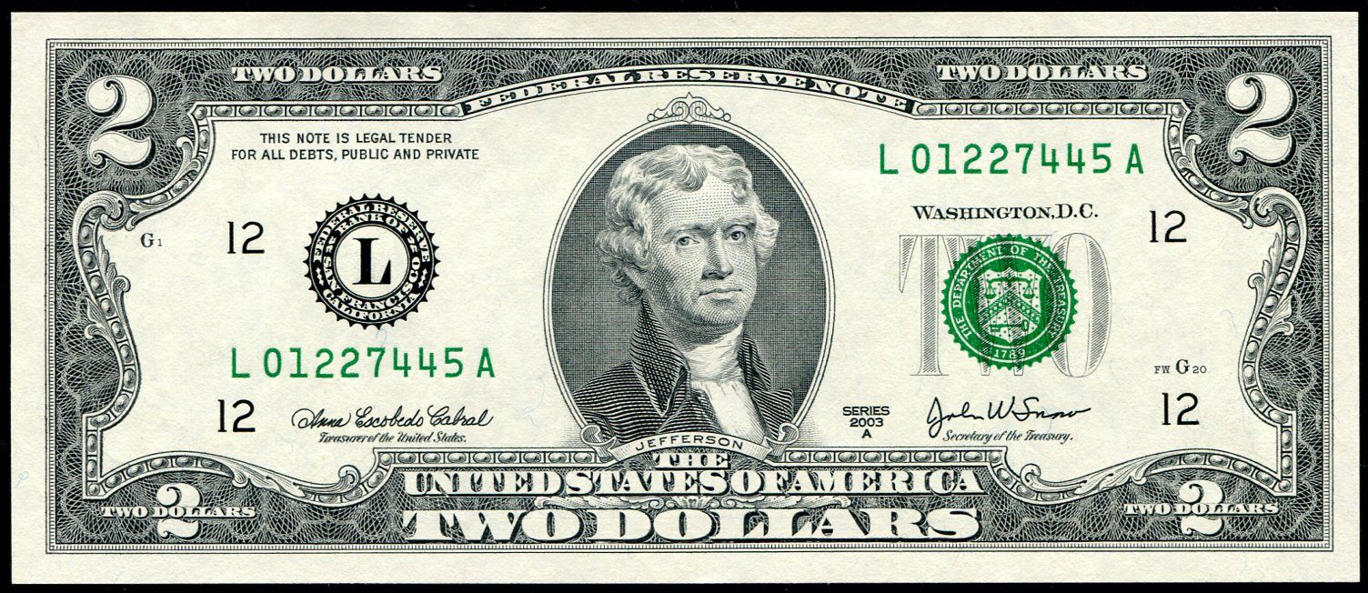 USA - P 516bL - 2 dollars - 2003 série - UNC (L01227445A)