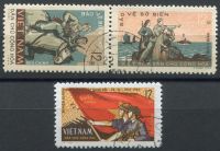 (1964) MiNr. 342 - 344 - O - Severní Vietnam - 20 let Národní lidové armády