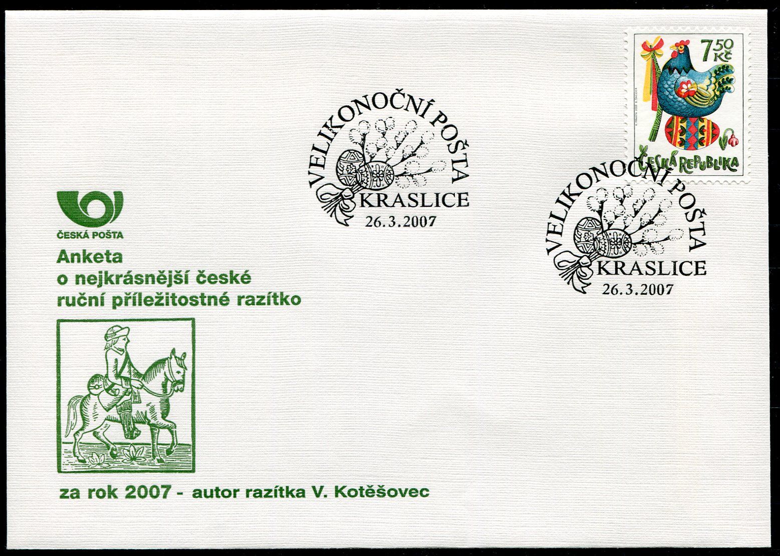 Česká pošta (2007) ARF 2 - Kraslice - Velikonoce
