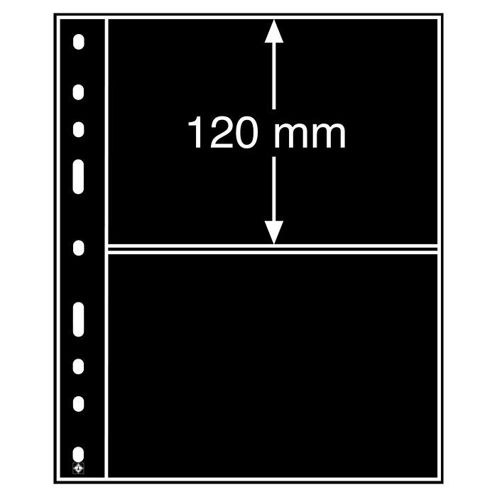 Leuchtturm OPTIMA listy - 2S - černé (bal. 10 ks)Leuchtturm OPTIMA listy - 2S - černé (bal. 10 ks)