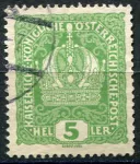 (1916) MiNr. 186 - O - Rakousko-Uhersko - Císařská koruna