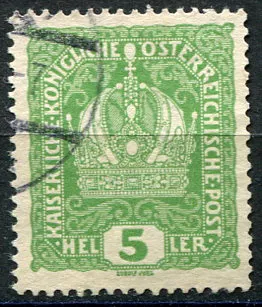 (1916) MiNr. 186 - O - Rakousko-Uhersko - Císařská koruna