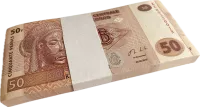 100x Kongo - (P 97b) 50 FRANCS (2013) - UNC