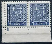 (1931) Pof. 248 ** (sp + dč 1) - Československo - Státní znak