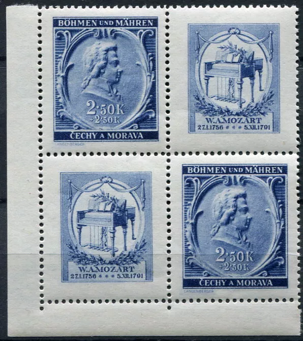 (1941) č. 71 ** - B.ü.M. (VK- 20, LDR) - W. A. Mozart - 150. výročí úmrtí