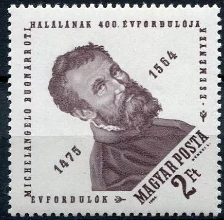(1964) MiNr. 2030 A ** - Maďarsko - Michelangelo (1475-1564)