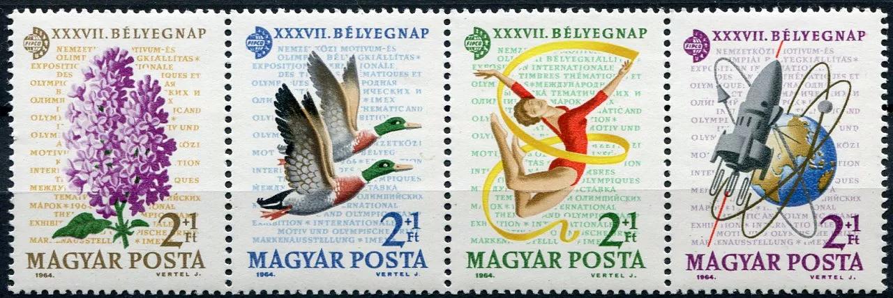 (1964) MiNr. 2053 - 2060 ** - Maďarsko - Den poštovní známky 1964