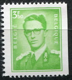 (1970) MiNr. 1623y Dr ** - Belgie - Král Baudouin