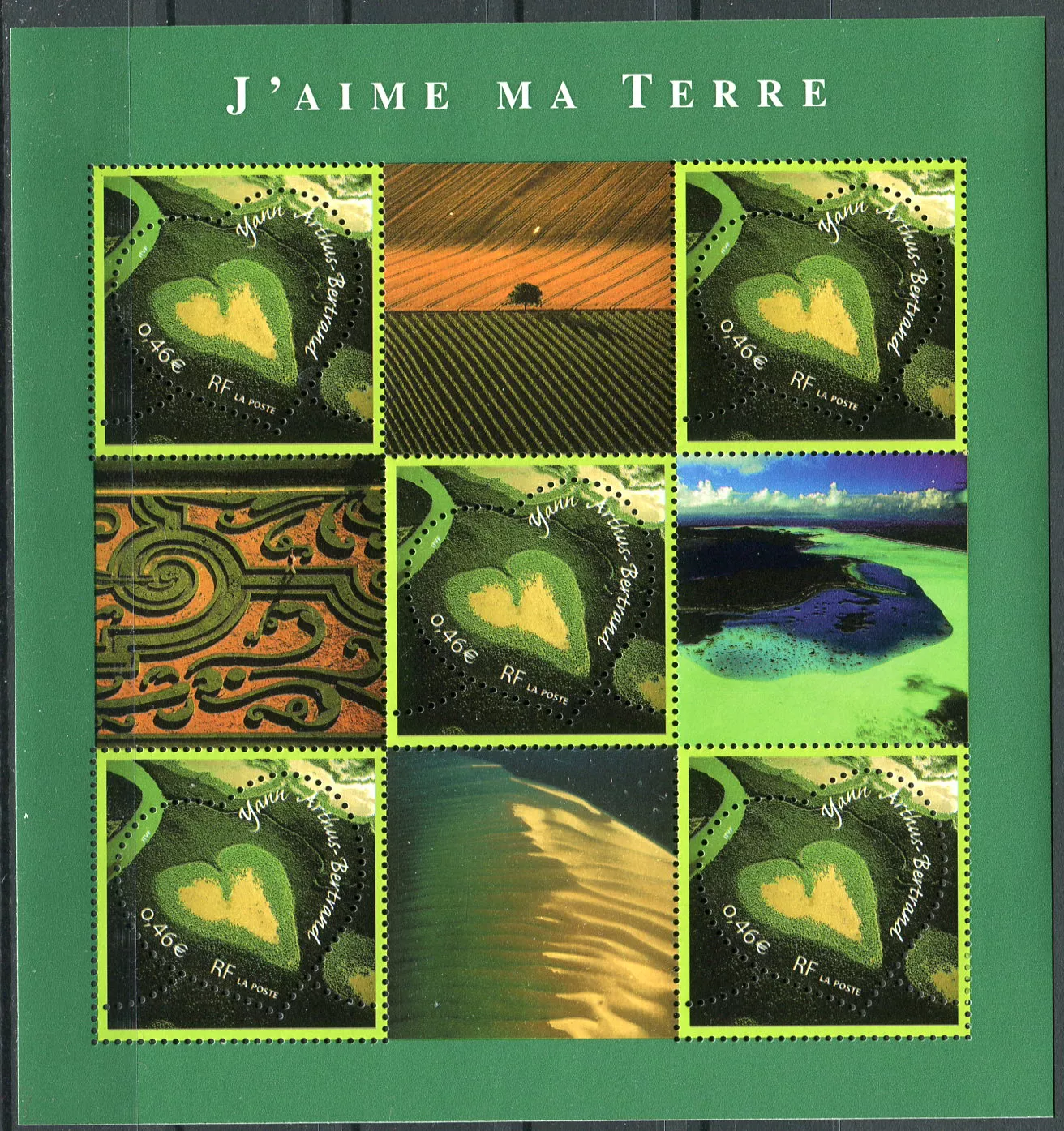(2002) MiNr. 3596 ** (PL) - Francie - Sv. Valentýn (Yann Arthus-Bertrand)