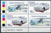 (2016) Pof. 903 - 904 ** (4-bl) - Česká republika - Historické dopravní + nápis (11)