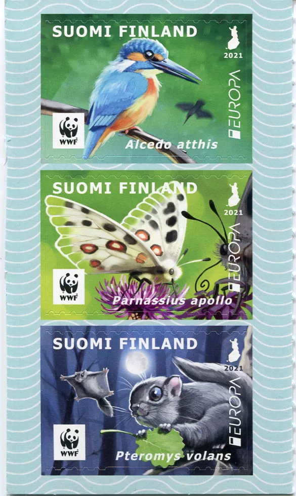 (2021) MiNr. 2743 - 2745 ** - Finsko - EUROPA, WWF III.