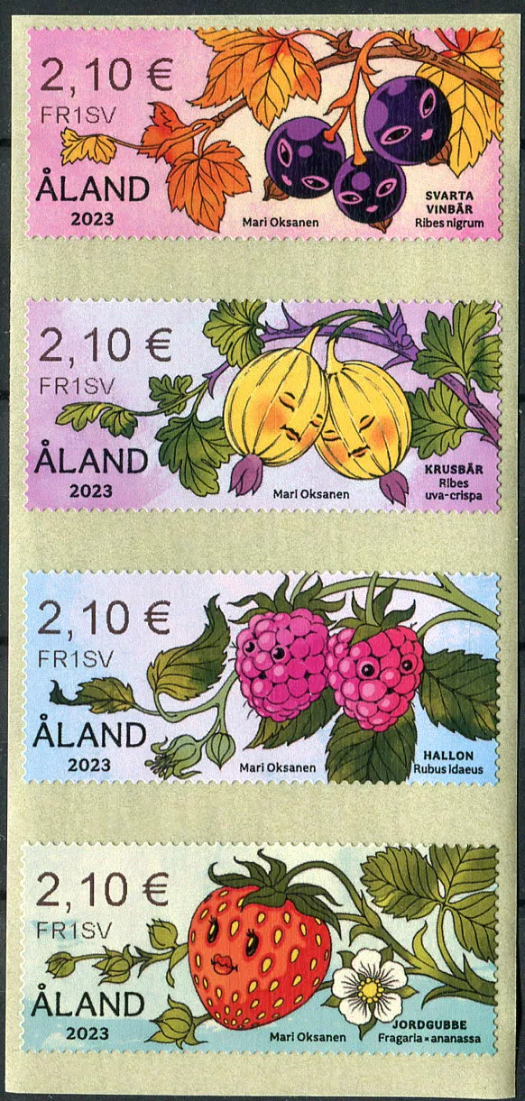 (2023) MiNr. AT 49 - 52 ** - Aland - Automatové známky - ovoce