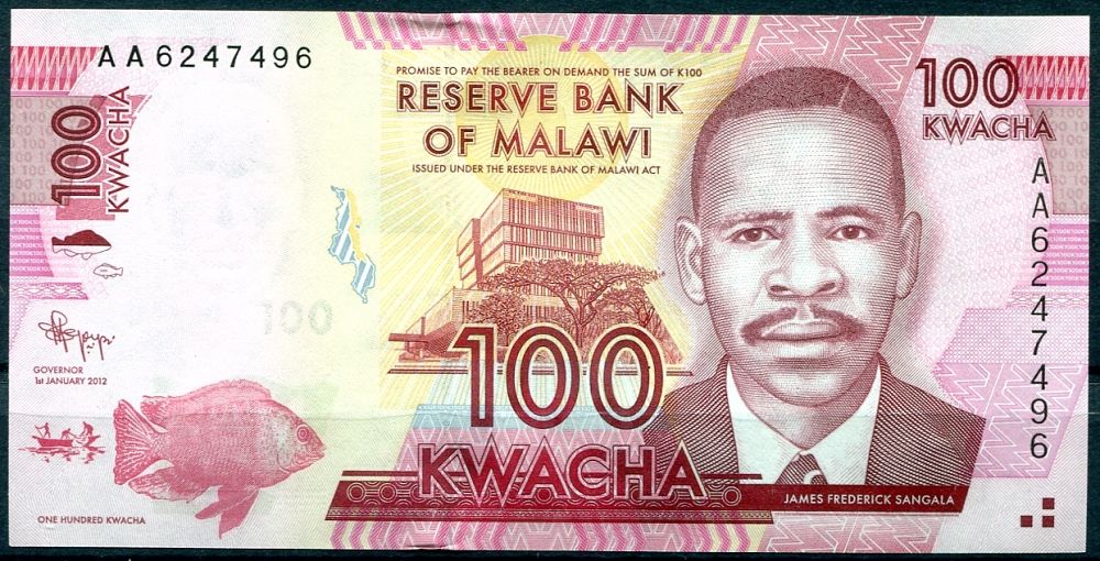 Malawi - (P 59) 100 KWACHA (2012) - UNC