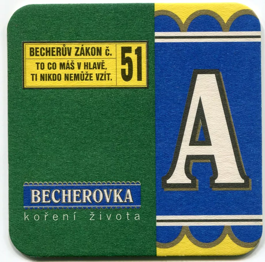 Becherovka - Becherův zákon č. 51 - A