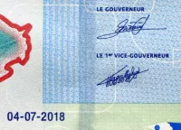 Burundi (P 53b) 5 000 Francs (2015) - podpisy