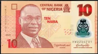 Nigerie - (P 39n) 10 NAIRA (2024) - UNC - tisková vada