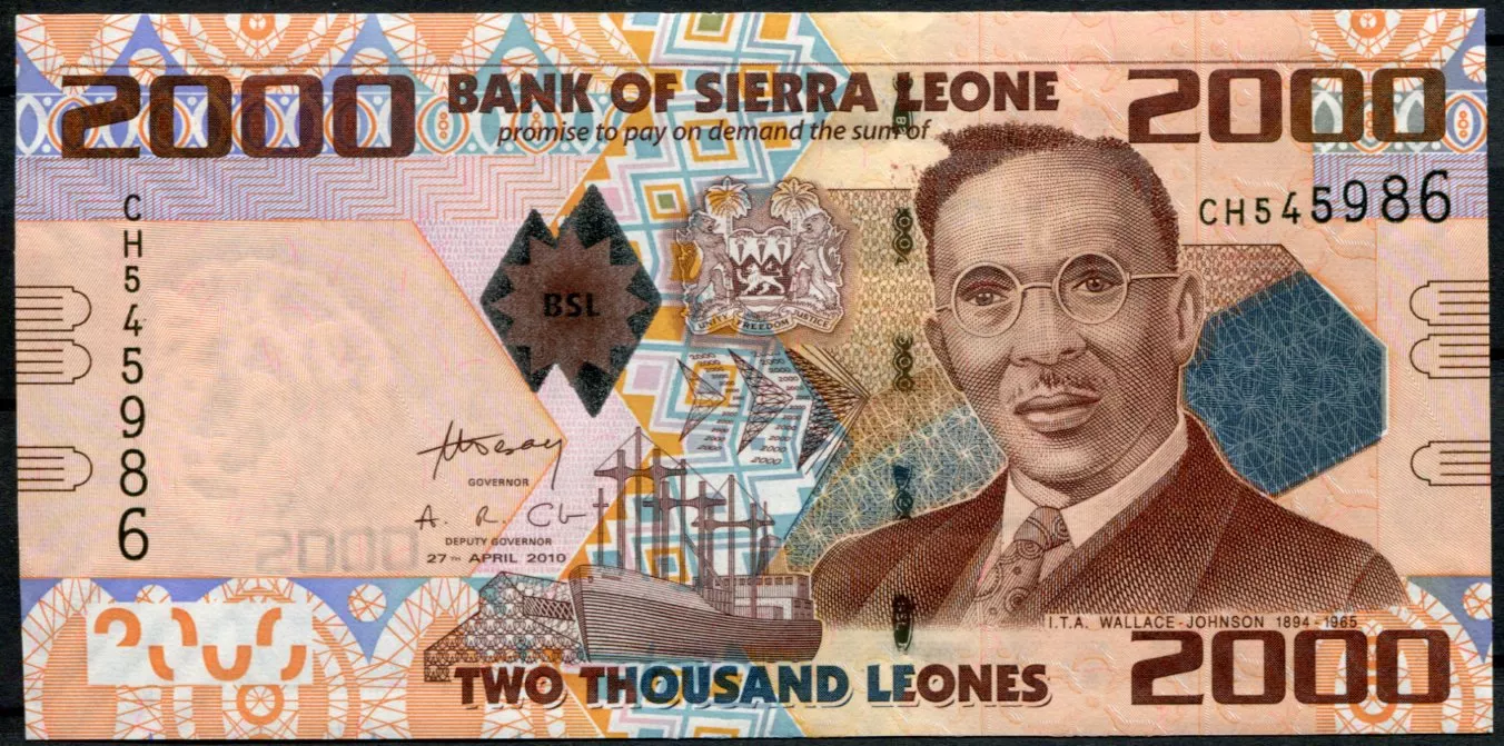Sierra Leone (P 31a) 2000 LEONES (2010) - UNC