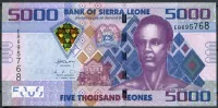Sierra Leone (P 32a) 5000 LEONES (2010) - UNC