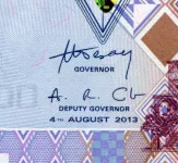 Sierra Leone (P 32b) 5000 LEONES (2013) - podpis