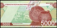 Uzbekistán (P 88) - 5000 Sum (2021) - UNC