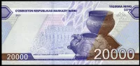 Uzbekistán (P 90) - 20 000 Sum (2021) - UNC