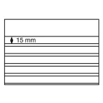 Volná karta - 210x148 mm, 5 řádků PS s přebalem - 50 ks v balení