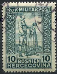 (1918) MiNr. 142 - O - Bosna a Hercegovina (Rakousko-Uhersko) - válečný invalida