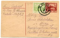 (1919) CDV 10 + pof. 3 - O - Praha - Vídeň