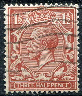 (1924) MiNr. 156 - O - Velká Británie - Král Jiří V.