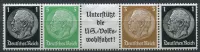 (1939) MiNr. 512 / 515 ** - Deutsches Reich - Paul von Hindenburg (1847-1934)